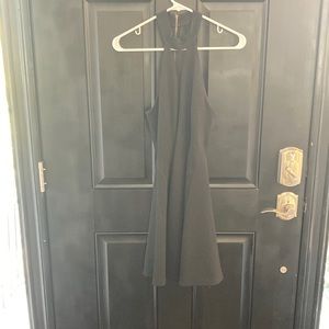 Little Black Sheer Back Dress